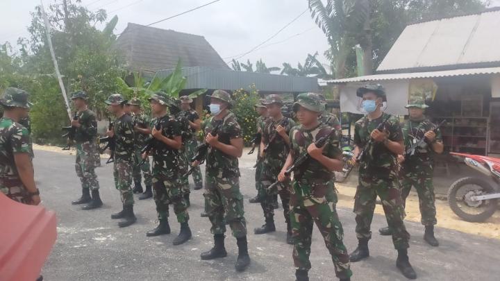 Persiapan Penutupan, Satgas TMMD 110 Bojonegoro Gladi Kolone
